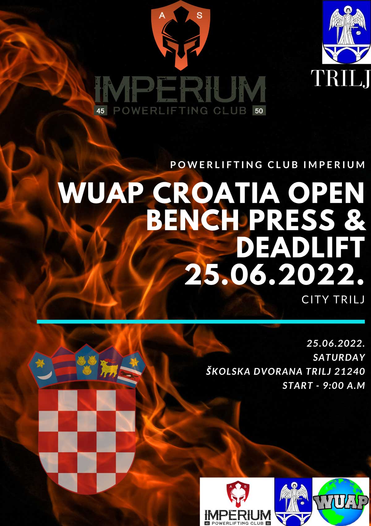 Wuap Croatia open bench press & deadlift