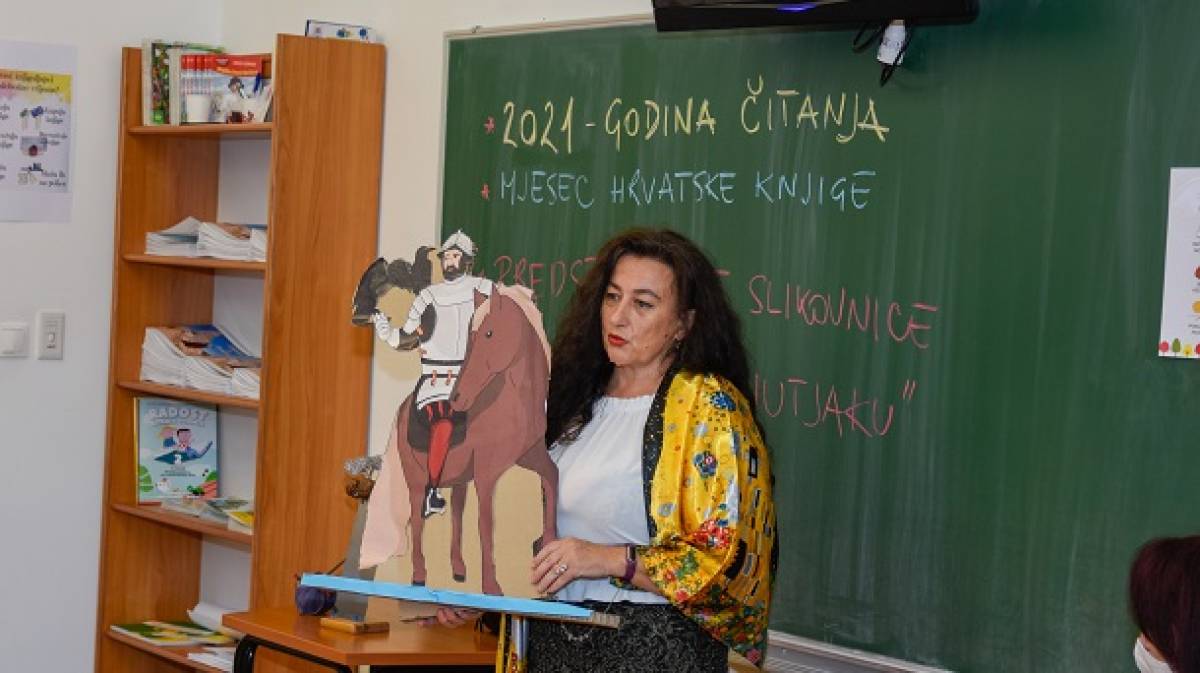 Mjesec hrvatske knjige u OŠ Trilj, predstavljena slikovnica Legenda o Nutjaku