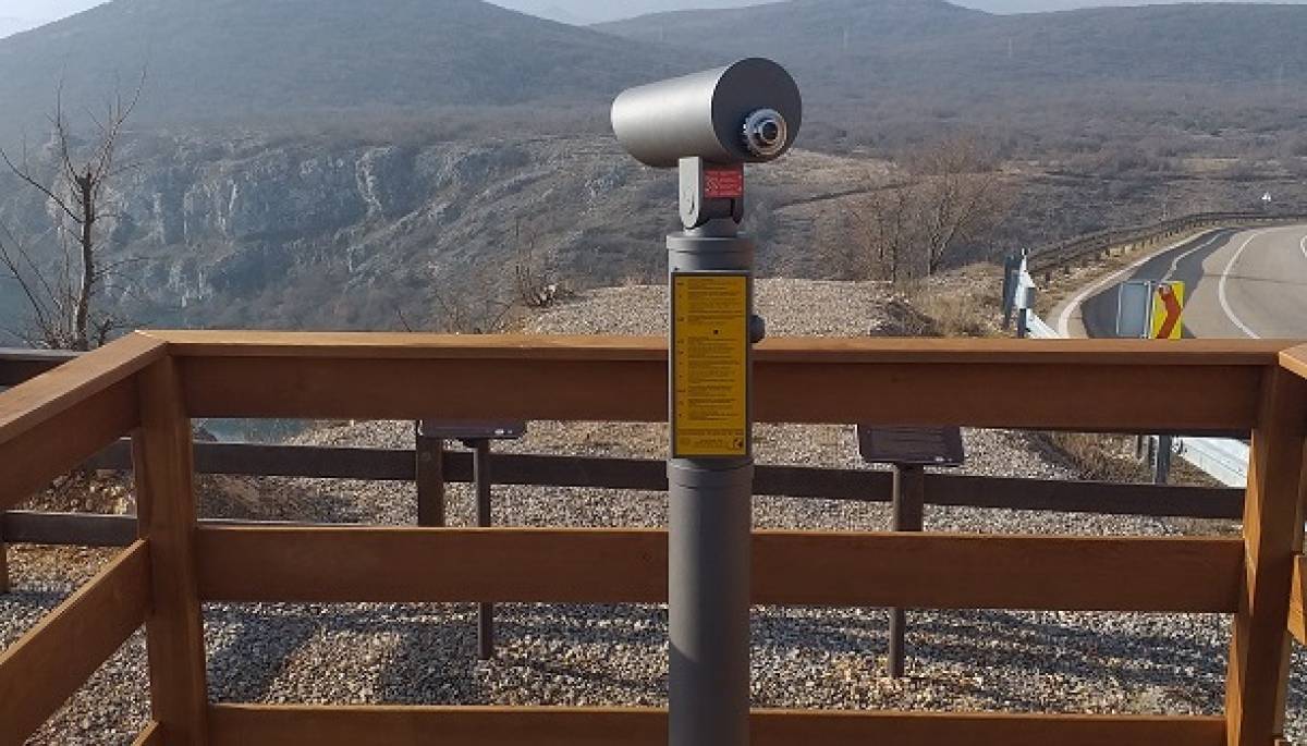Na vidikovcu Nutjak postavljen panoramski dalekozor